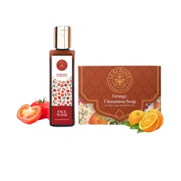 LUXURIATE Orange Soap With Tomato Face Wash & Rose Hand Wash For Skin Nourishment - 450 gm-46