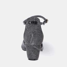 marc loire Printed Pointy-Toe Block Heels with Ankle Strap image 4