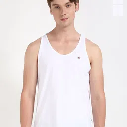 Tommy Hilfiger Pack Of 3 Pure Cotton Basic Vests S25HMUW014-image-55
