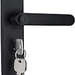 Godrej Mortise Lock | BM 09 Handle Lock Set | for Home & Office | Matte Black Finish | 200 mm Lockbody | Europrofile Cylinder 60mm Knob from Inside | 3Keys | Double-Throw Deadbolt | 5year Warranty-68
