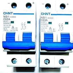 Green Tribe DC MCB 500V 63A Chint | Durable Circuit Breaker for Solar Systems | Compact, Reliable & Safe | High Performance | Pack of 1-13