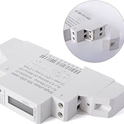 BAYM® 5(32) A 120V 60HZ Single Phase Din Rail KWH Watt Hour Din-Rail Energy Meter LCD KWH 32A-7