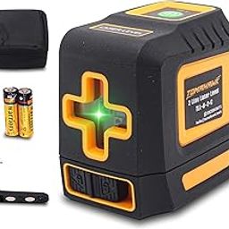 TOMAHAWK® TLL 02-D-C, Compact 2 Green Line Laser Level - 98ft Green Cross Self-Levelling Laser Line for Construction Vertical/Horizontal Magnetic Base, Adjustable Brightness-image-21