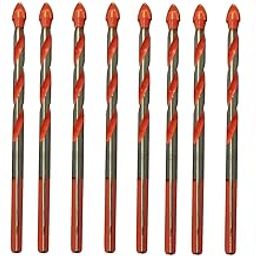 Inditrust Alloy Steel New 10 Pcs Glass Drill Ceramic Tile Drill Bits Set Steel Alloy Impact Drill 6Mm Wall Triangle Core Drilling Tool-20