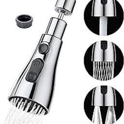 Tap Extender for Kitchen Sink, 360 Rotation, Compact, Water saving, Flexible faucet extender for taps, Kitchen Sink Tap with anti splash guard, kitchen sink...-image-20