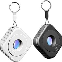 QuickHaven 2 Pcs Hidden Camera Detector, Hidden Camera, Portable Camera Detector White and Black for Public Space Screening Scan Hotel Inspection Privacy Protection Rental Home Check-18
