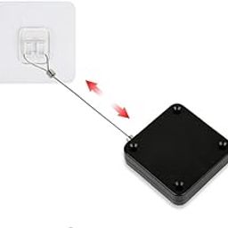 1Pc Self-Adhesive Automatic Sliding Door Closer – Retractable Steel Wire, Punch-Free DIY Closer with Optional Screws-image-97