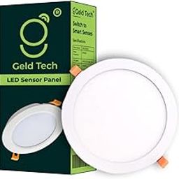 Geld Tech Motion Sensor LED Panel Light, 15 Watt Motion Sensor Ceiling Mount, AUTO ON/Off Concealed Panel Light Cool White 6500K-17
