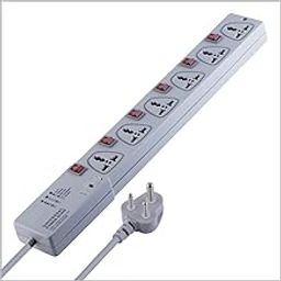 Mx Power Strip Extension Board with 6 Universal Socket 10 m Extension Cord International Sockets, Individual Switch, Multi-Plug Socket Extension Board for Home & Office -5 Amp-picture-11