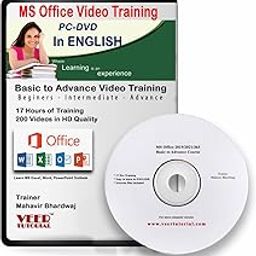 veertutorial Complete MS Office 2019/2021/365 Video Training (English) - DVD + Online Access | Learn Excel, Word, Powerpoint & More | 2 Years Access-16