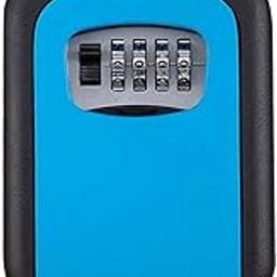ATORSE™ Outdoor Wall Mounted Safe Key Box With Lock & Waterproof Home Blue-35
