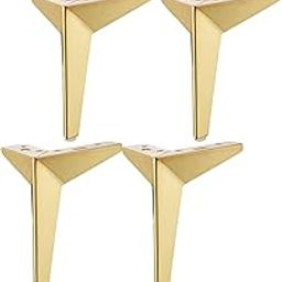 HEAVENGLOW 4/Set Furniture Legs Modern Style for Cabinet, Furniture, Armchair Recliner, Gold 17cm-image-89