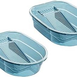 ATORSE ABS Wash Tub with Washboard Hand Wash Board for Underwear Cleaning-image-20