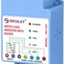 SKYLET Water Level Indicator with Buzzer WLI-401 on Tank Full (with 5 sensors) 4 Four Level-1