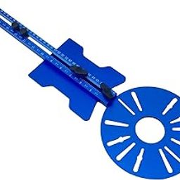 UJEAVETTE Router Milling Groove Bracket Router Circle Cutting Jig for Woodworking Home Blue-image-66