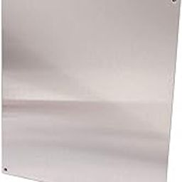 Stahlin BP1210AL Flat Back Panel, 10.88 in L x 8.88 in W, Aluminum-image-83