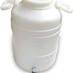 MYNAKSHA Plastic Water Dispenser/Bottle/tank/jar/Drum/Can/20l/25 litre with Handle, Lid and Tap | Heavy Duty Durable Water Dispenser for Home/Kitchen/Office (30 Litres)-image-2