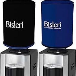 Kuber Industries Camper Cover | Rexine Water Dispenser Cover | Dust & Spill Protector Dispenser Cover | Round Water Camper Cover | Pack of 2 | Multi-picture-22