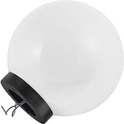 KONTONTY Outdoor Globe Lamp Shade Replacement Frosted Cover for Post Lamps for Garden Patio and Walkway Decor Softens Light and Extends Lifespan of Fixtures-image-76