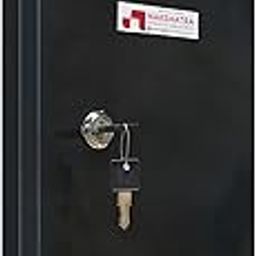 StayHappy Galvanized Iron Key Storage Box | 24 Keys Cabinet with Holders and Lock | Ideal for Home | Hotels | Companies | Offices (Black, Free 24 Keychains)-image-31