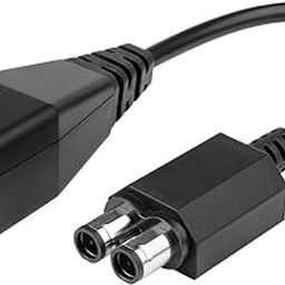 TCOS TECH Xbox 360 to Xbox 360 Slim AC Power Supply Converter Adapter Cable Cord-96