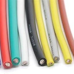 Outdoor Extension 10 Meters UL3135 Soft Flexible Silicone Wire Cable 30AWG to 12AWG High Temperature Resistant Electronic Copper Wire Solar sheathed(Green,5 Meters 18AWG)-image-31