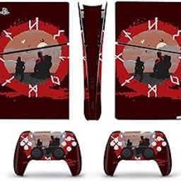 TCOS TECH PS5 Slim Digital Skin Protective Wrap Cover Vinyl Sticker Decals for PlayStation 5 Digital Version Console and Controllers (God of War Ragnarok)-18