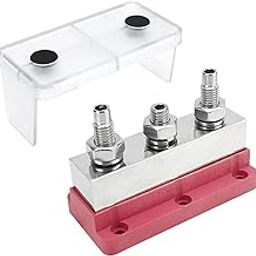 VELURA Bus Bar Terminal Block Trailer RV Easy Installation Car Accessories 48V 600A Red|1 EU Plug Converter|Terminal Blocks| Electrical & Test Equipment-image-75
