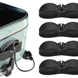 AAE TRADERS Silicone Self Adhesive Cord Organizer, Cord Wrap, Cords Holder, Cable Organizer Stick Firmly on Kitchen Appliances - (Multi - 4 pcs)-21