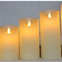 NMC 4X Romantic Flameless LED Electronic Flickering Candle Light 7.5x17.5cm-image-55