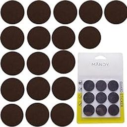 Clickswift 18Pcs Self Adhesive Round Soft Rubber Furniture Protection Non Slip Anti Skid Buffer pad, soundproof, Wind Proof, Scratch Protection Multi Utility for Chair Table etc.. (Multicolor)-picture-12