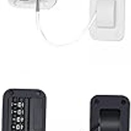 ATORSE Refrigerator Window Lock Kid Safety Coded Combination Locks for Door|Home & Garden|Home Improvement|Building & Hardware|Doors & Door Hardware|Door Hardware-image-13