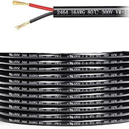Copper Wire Black | .50mm | 2 Core Wire | 2M | 2 Core Wire for Home or Domestic Industrial Electric Wiring, Electric Wire-26