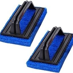 Sulfar Tile Cleaning Multipurpose Scrubber Brush with Handle, 0222_Pack of 2(Multicolor)-10