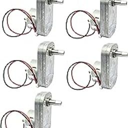 INVENTO 5pcs 12V 15 Kg-cm 200 RPM DC Motor Micro Reduction Square Gearbox High Toque Heavy Duty For Robotics DIY Projects-picture-22
