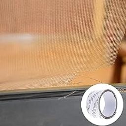 Sykul Self-Adhesive Mosquito Net Repair Tape | Strong Mesh Patch Roll for Window & Door Screens | Easy DIY Fix for Holes & Tears | Weather-Resistant Screen Repair Solution(200cm/5CM Roll–1 Pc)-18