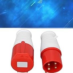 4 Pin Industrial Socket, IP44 Protection Level Water Resistance Dust Proof Professional Industrial Connector for Agriculture |-picture-12