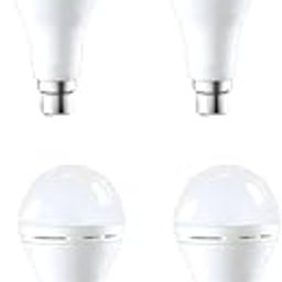 12-Watts Inverter Rechargeable Base LED Ceramic White Emergency Bulb with Up to 4-5 Hours Back Up, Pack of 4-image-91