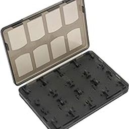 OSTENT 18 in 1 Game Memory Card Holder Case Storage Box Compatible for Sony PS Vita PSV Color Black-16