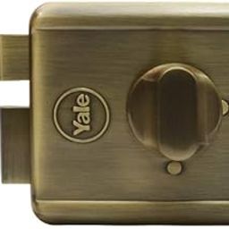 YALE Rim Lock with Two Deadbolts, TT with Regular Key, Painted-image-4