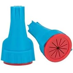 POWER CONNECT Waterproof wire Connector, Series wire Connector, Outdoor wire Connector, Waterproof Nuts, Twist on wire Connectors, Grease Cap Electrical Wire Connector (Set of 25) RED & BLUE-31