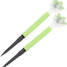 LIOOBO 2pcs Solar Flower Lights Outdoor Decorative Pathway Stakes Solar Powered Led Garden Lights for Lawn and Pathway Decoration Compact and Durable Design-image-22