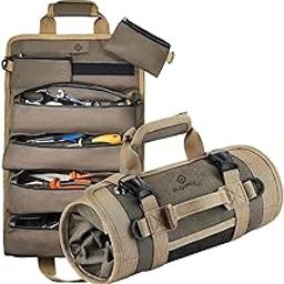 Heavy Duty Roll-Up Tool Bag – Water-Resistant, Multi-Purpose Organizer with Detachable Zipper Pouches for Technicians & Mechanics-picture-17