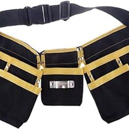 UJEAVETTE Heavy Duty Electrician Maintenance Tool Pouch Waist Tool Bag Holder Style B-0