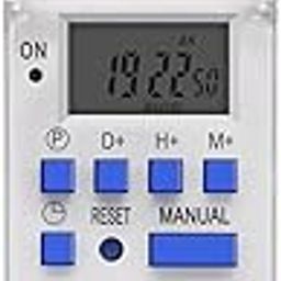 Safefy: Programmable Daily/Weekly Digital LCD Display Control Counter/Time Timer Relay Switch 30A/240V AC-11
