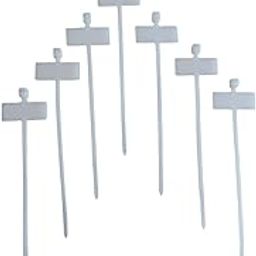 Marker Cable Tie 4 inch 18LBS_ 100pcs/Pack - White-16