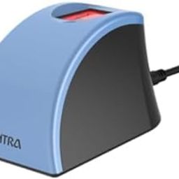 OBT STORE Mantra MFS 110 L1 Biometric Fingerprint Scanner, USB Interface, Blue and Black-picture-2