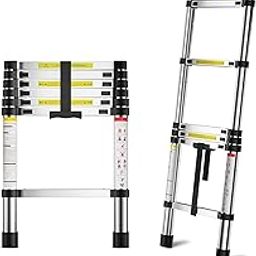 Plantex 14.5 feet (4.4m) Telescopic Ladder/Durable Steps/Collapsible Ladder for Home or Outdoor Work/Stainless Steel Telescopic Ladder/EN131 Certified with ‎150 kg Capacity-image-50