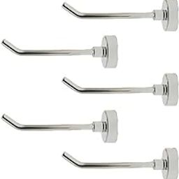 Magnetic Hooks, Heavy Duty Magnet Hooks, Long Magnetic Hooks for Hanging Strong Magnetic Hanger for Cruise Cabins, Towel, Grill, Kitchen, Garage, Workplace (Silver),Pack of 5 (D0.63-M)-image-82