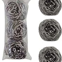 Ultimate Steel Scrubber Set (Pack of 3) Power Through Tough Messes Powerful Durable Tools for Every Cleaning Job Multi-Use Steel Scrubbers for Kitchen & Beyond.-23